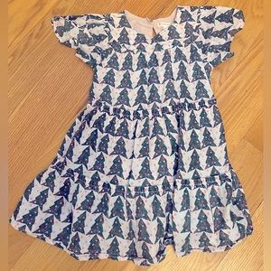 J.Crew Crewcuts Christmas Tree Dress Sz 4